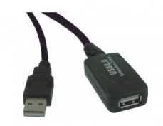 Rallonge amplifiée USB 2.0 A-A M/F - 0.20m