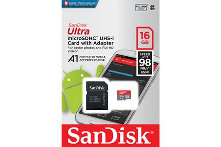 Carte micro SD Sandisk 16GB
