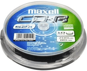 CD-R MAXELL 80min 700MO 52X X10