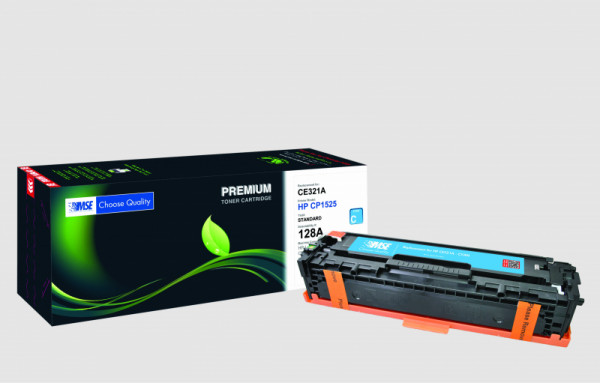 Toner alternatif HP Color LaserJet CP1525 (128A) Cyan