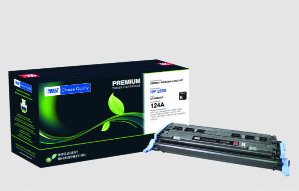 Toner alternatif HP Color LaserJet 1600/2600 (124A) Black
