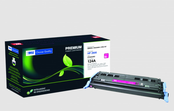 Toner alternatif HP Color LaserJet 1600/2600 (124A) Magenta