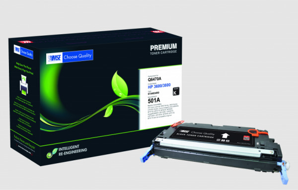 Toner alternatif HP Color LaserJet 3600/3800 (501A) Black