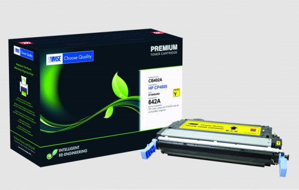 Toner alternatif HP Color LaserJet CP4005 (642A) Yellow